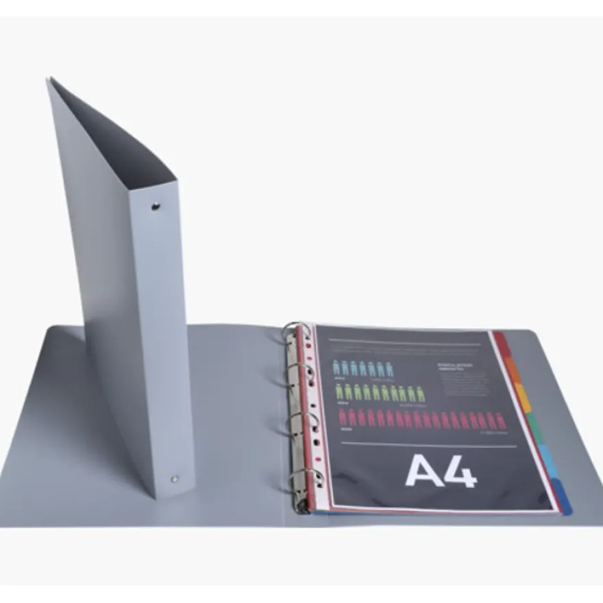 Exacompta Ellipse - Classeur 4 anneaux - Dos de 30 mm - A4 - Pour 275 feuilles - Disponible en différents coloris