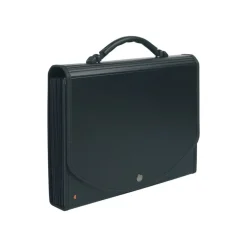 Exacompta Exacase - Classeur ménager (valisette trieur) 13 onglets - noir