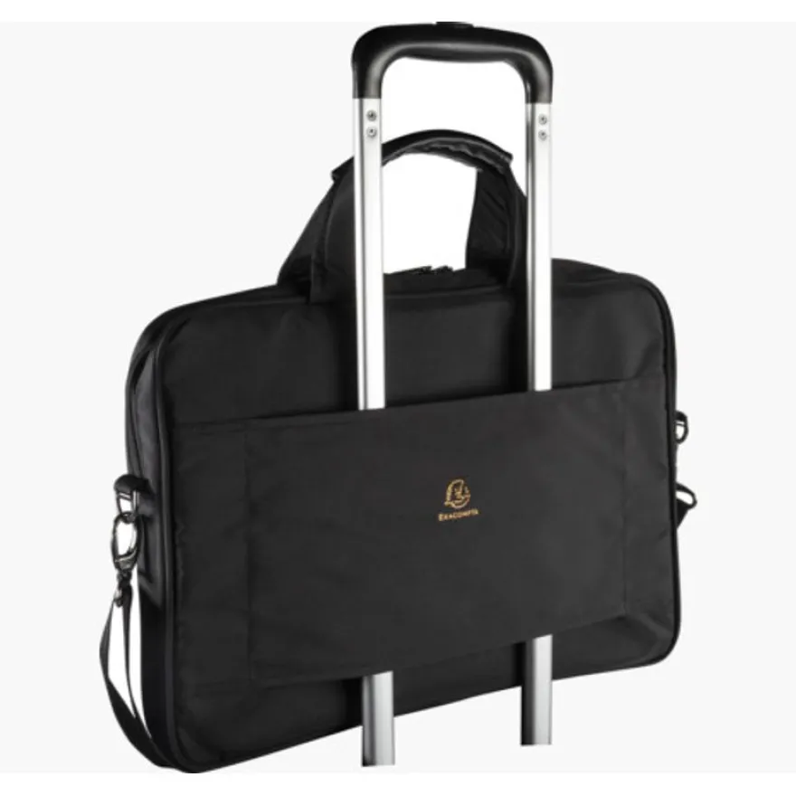 Exacompta Exactive - Sacoche pour ordinateur portable 15,6" - noir, orange