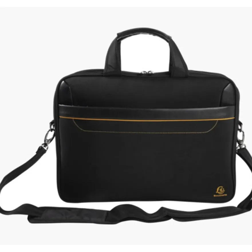 Exacompta Exactive - Sacoche pour ordinateur portable 15,6" - noir, orange
