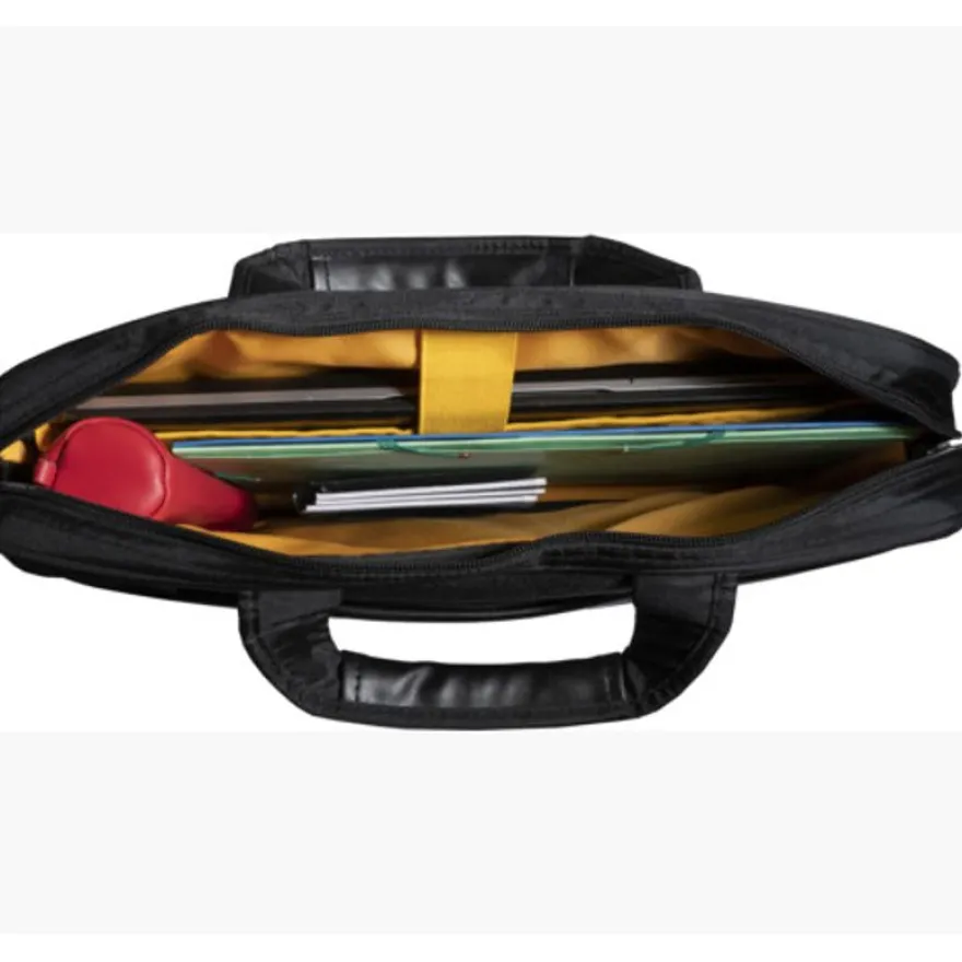 Exacompta Exactive - Sacoche pour ordinateur portable 15,6" - noir, orange