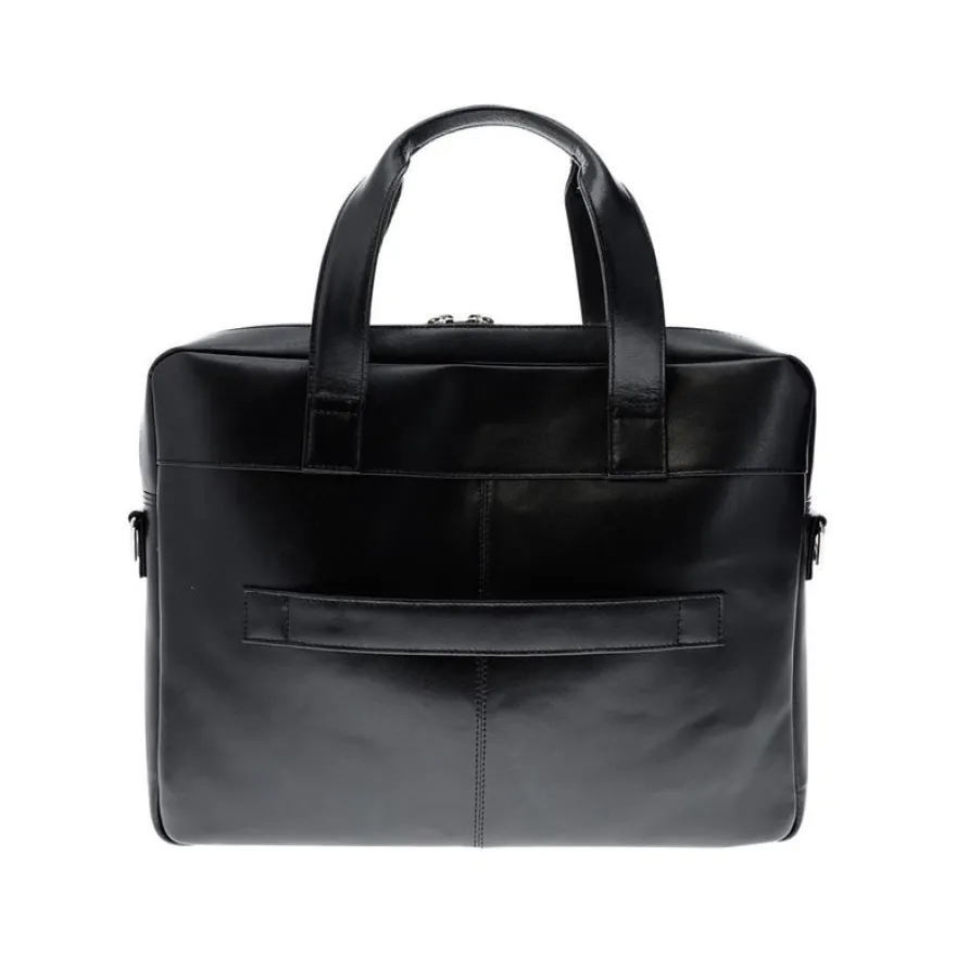 Exacompta Exactive - Sacoche pour ordinateur portable 15,6" - cuir noir