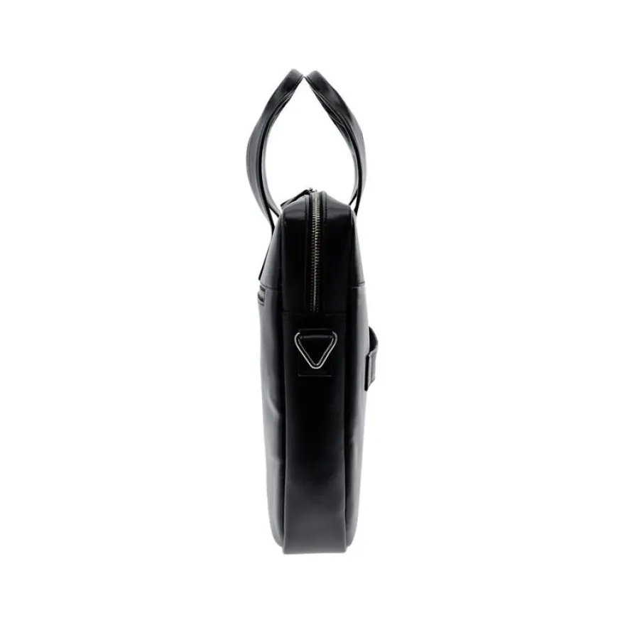 Exacompta Exactive - Sacoche pour ordinateur portable 15,6" - cuir noir