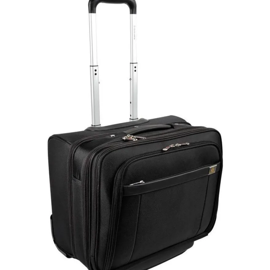 Exacompta Exactive - Valisette trolley business - noir, orange