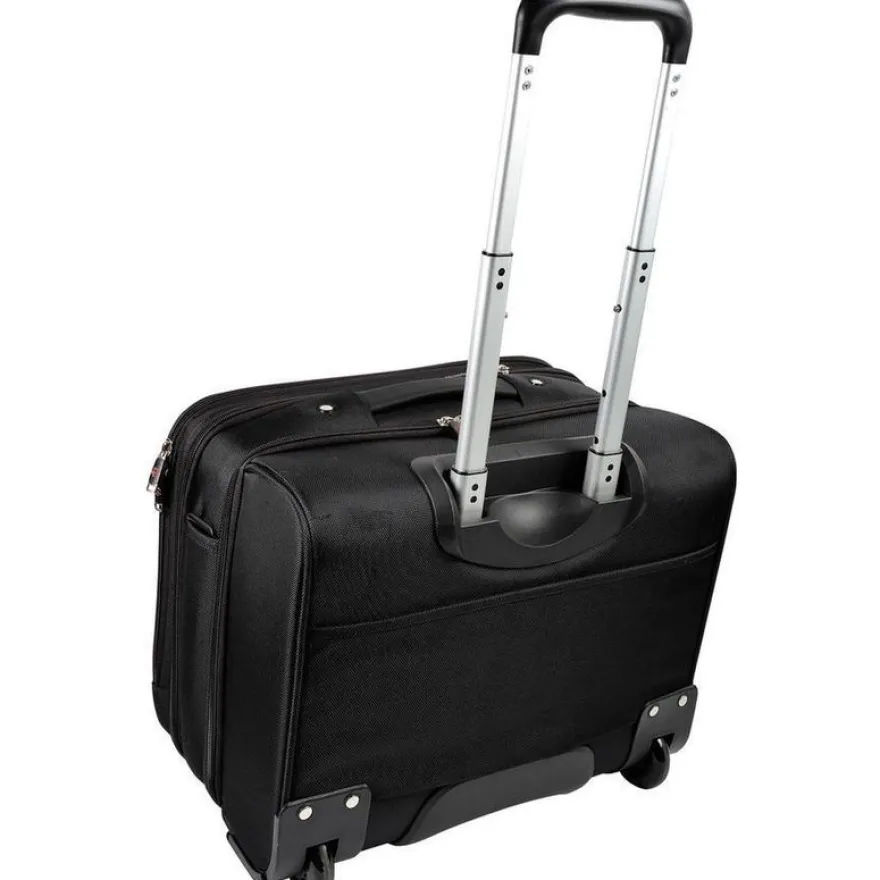 Exacompta Exactive - Valisette trolley business - noir, orange