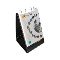 Exacompta Exactive Exashow - Classeur à l'italienne rechargeable - 50 vues - 5 positions - A4 - noir