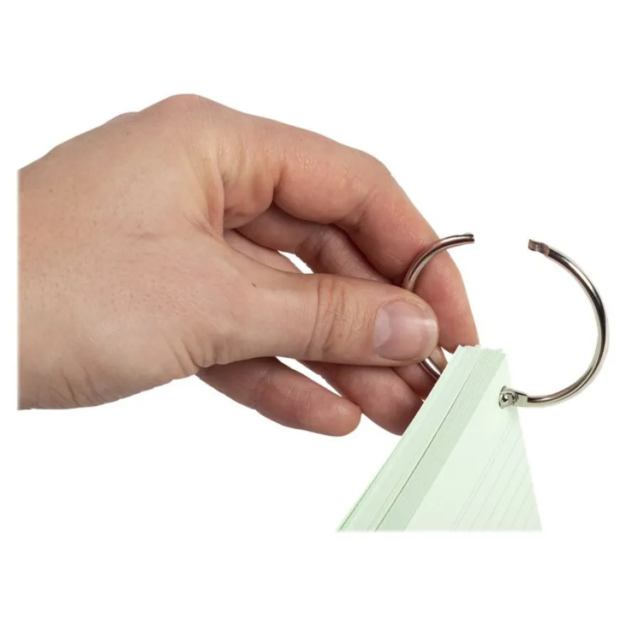 Exacompta Flashcars - 50 Bristols pour révisions sous anneau - 10,5 x 14,8 cm - ligné - couleurs assorties