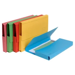 Exacompta Forever - 5 Chemises de poche - A4 - pour 200 feuilles - couleurs assorties