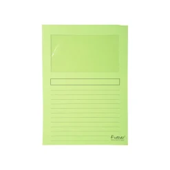 Exacompta Forever - 25 Chemises coin à fenêtre - 130 gr - couleurs assorties