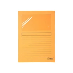 Exacompta Forever - 25 Chemises coin à fenêtre - 130 gr - couleurs assorties