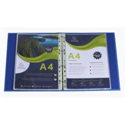 Exacompta Forever Opak - pochette perforée - pour A4 - crystal translucide (pack de 100)
