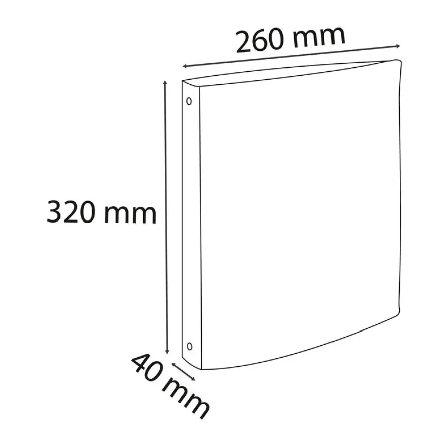 Exacompta Forever Satin - Classeur 4 anneaux - Dos 40 mm - A4 Maxi - Disponible dans différentes couleurs