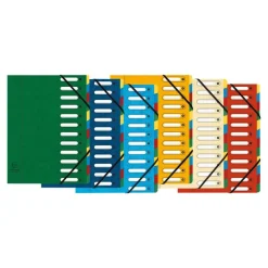 Exacompta Harmonika - Trieur à fenêtres 12 positions - disponible dans différentes couleurs