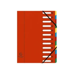 Exacompta Harmonika - Trieur à fenêtres 12 positions - disponible dans différentes couleurs