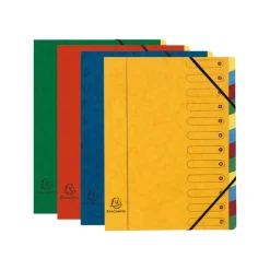 Exacompta Harmonika - Trieur 12 positions - disponible dans différentes couleurs