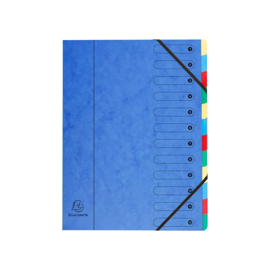 Exacompta Harmonika - Trieur 12 positions - disponible dans différentes couleurs