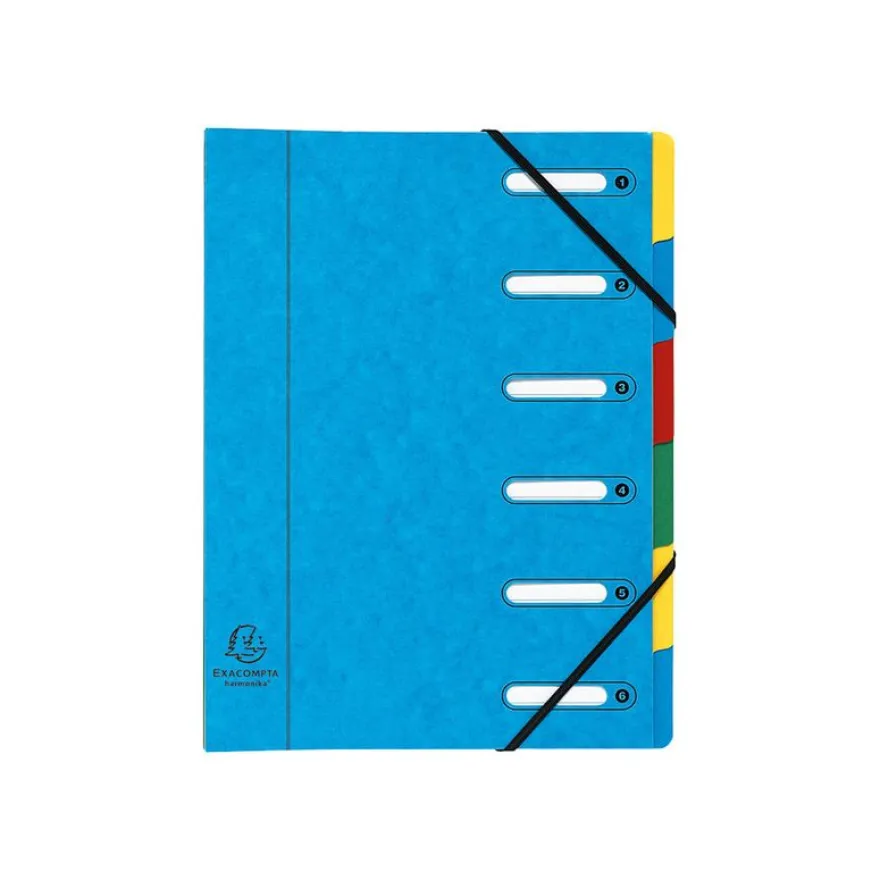 Exacompta Harmonika - Trieur à fenêtres 6 positions - disponible dans différentes couleurs