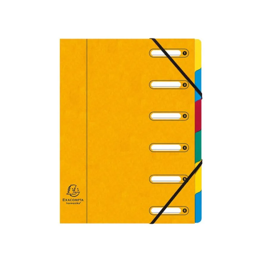 Exacompta Harmonika - Trieur à fenêtres 6 positions - disponible dans différentes couleurs