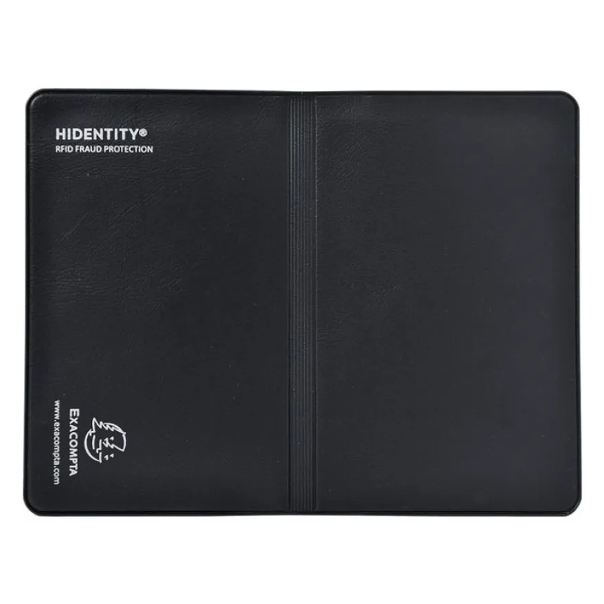 Exacompta Hidentity - Etui de protection de carte de visite - PVC - noir