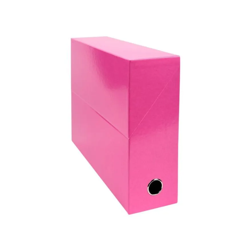 Exacompta Iderama - Boîte de transfert - dos 90 mm - rose