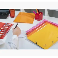 Exacompta Iderama - Chemise à rabats - A4 - pour 300 feuilles - disponible dans différentes couleurs