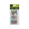 Exacompta Iderama - Kit de 58 attaches (pince-notes, trombones et punaise - couleurs pastels assorties
