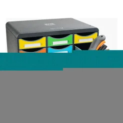 Exacompta Iderama - Module de classement 11 tiroirs - arlequin/noir