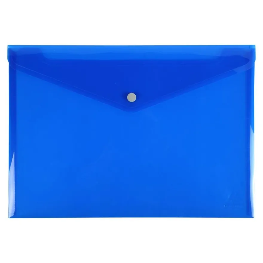 Exacompta Iderama - Pochette enveloppe - format A4 - bouton pression - disponible dans différentes couleurs