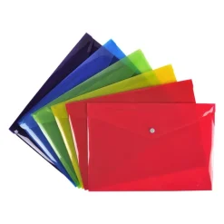 Exacompta Iderama - Pochette enveloppe - format A4 - bouton pression - disponible dans différentes couleurs