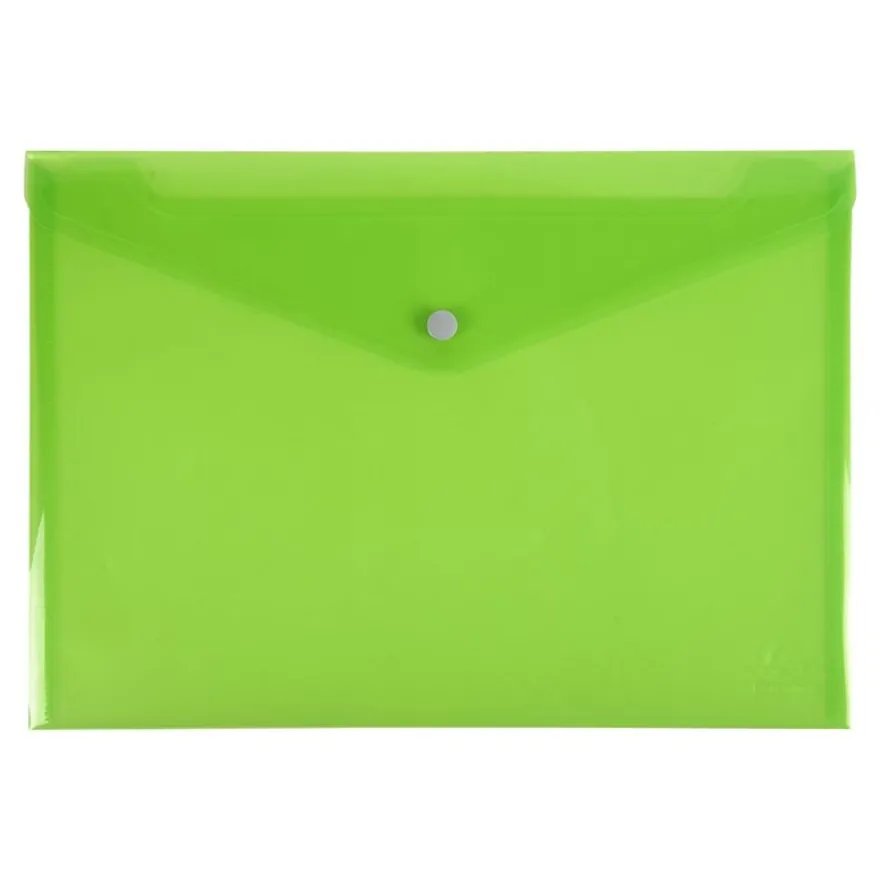 Exacompta Iderama - Pochette enveloppe - format A4 - bouton pression - disponible dans différentes couleurs