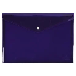Exacompta Iderama - Pochette enveloppe - format A4 - bouton pression - disponible dans différentes couleurs
