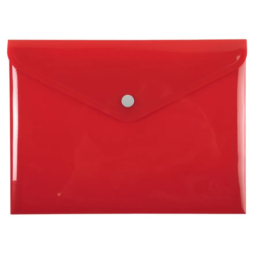 Exacompta Iderama - Pochette enveloppe - format A5 - bouton pression - disponible dans différentes couleurs
