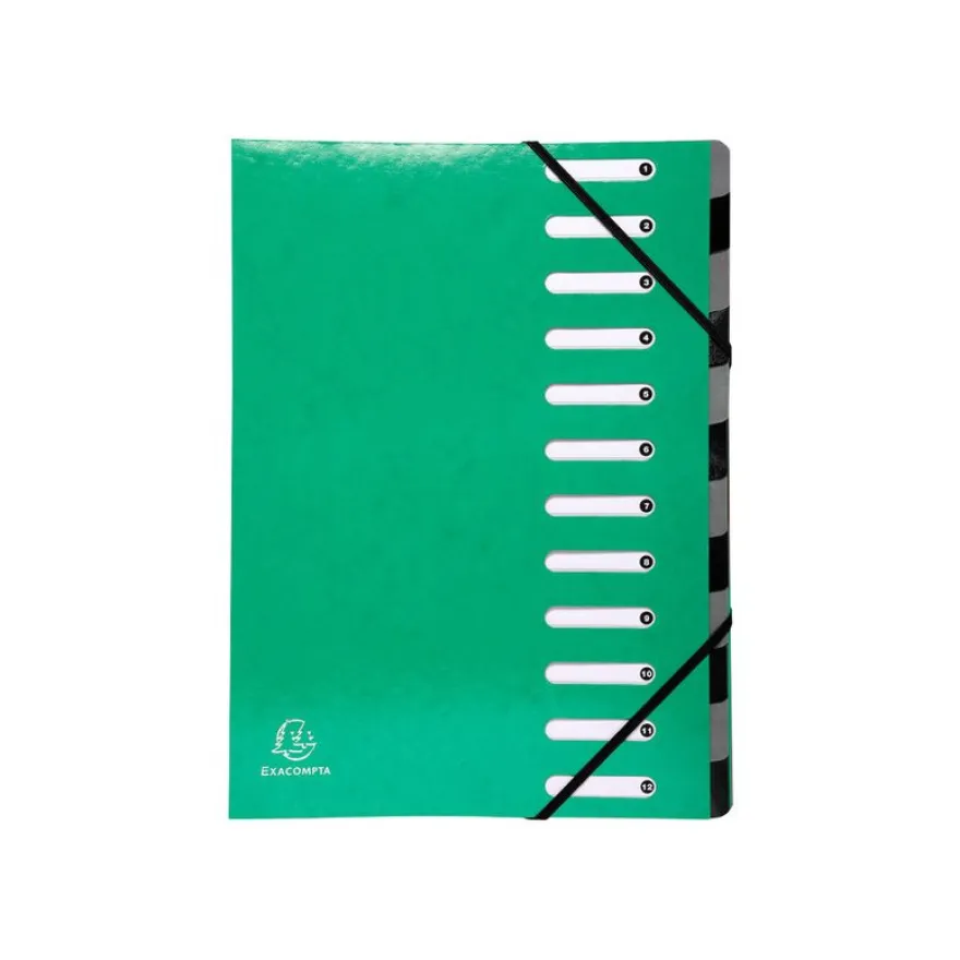 Exacompta Iderama - Trieur extensible 12 positions - disponible dans différentes couleurs