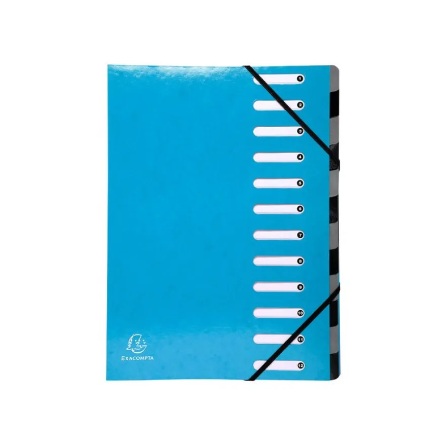 Exacompta Iderama - Trieur extensible 12 positions - disponible dans différentes couleurs
