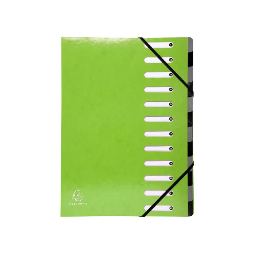 Exacompta Iderama - Trieur extensible 12 positions - disponible dans différentes couleurs