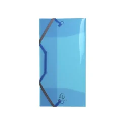 Exacompta Iderama PP - Chemise polypro à rabats - format chéquier 25 x 12 cm - disponible dans différentes couleurs