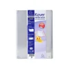 Exacompta Kover - Protège cahier avec rabats-pochettes - 24 x 32 cm - Incolore translucide