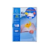 Exacompta Kover - Protège cahier avec rabats-pochettes - A4 (21 x 29,7 cm) - Incolore translucide