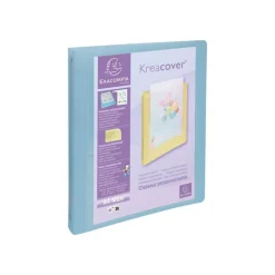 Exacompta Kréacover Pastel - Classeur à anneaux personnalisable - Dos 40 mm - A4 - pour 275 feuilles - disponible dans différentes couleurs