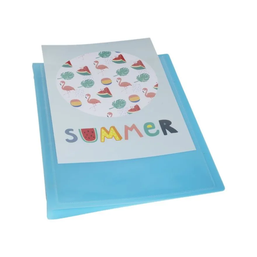 Exacompta Kréacover Pastel - Classeur à anneaux personnalisable - Dos 40 mm - A4 - pour 275 feuilles - disponible dans différentes couleurs
