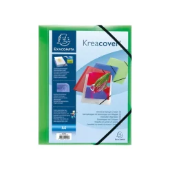 Exacompta KreaCover - Chemise personnalisable à rabats - A4 - disponible dans différentes couleurs
