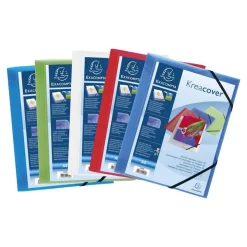 Exacompta KreaCover - Chemise personnalisable à rabats - A4 - disponible dans différentes couleurs