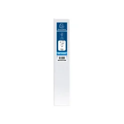 Exacompta Kreacover - Classeur à anneaux personnalisable - Dos 40 mm - A4 Maxi - pour 225 feuilles - blanc - 2 pochettes extérieures