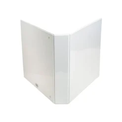 Exacompta Kreacover - Classeur à anneaux personnalisable - Dos 44 mm - A4 Maxi - blanc - 3 pochettes extérieures