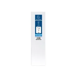 Exacompta Kreacover - Classeur à anneaux personnalisable - Dos 60 mm - A4 Maxi - blanc - 2 pochettes extérieures