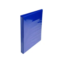 Exacompta Kreacover - Classeur à anneaux personnalisable - Dos 34 mm - A4 Maxi - bleu - 3 pochettes extérieures