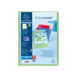 Exacompta KreaCover - Porte vues personnalisable - 80 vues - A4 - disponible dans différentes couleurs