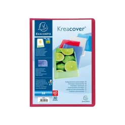 Exacompta KreaCover - Porte vues personnalisable - 120 vues - A4 - disponible dans différentes couleurs