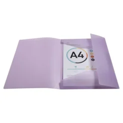 Exacompta Kreacover Pastel - Chemise personnalisable à rabats - A4 - disponible dans différentes couleurs