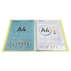 Exacompta Kreacover Pastel - Porte vues personnalisable - 80 vues - A4 - disponible dans différentes couleurs